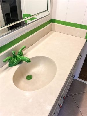 Can I Paint My Bathroom Countertop? And Why Not Turn It Into a Miniature Golf Course While You're At It?