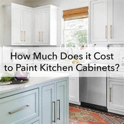 How Much Does It Cost to Paint Cabinets: A Journey Through Colors and Economics